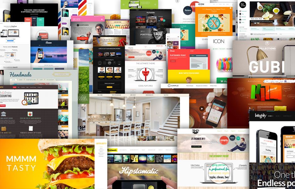 Esempi di Siti Web low cost dall'aspetto professionale, di rapido sviluppo, con personalizzazione di temi e modelli WordPress