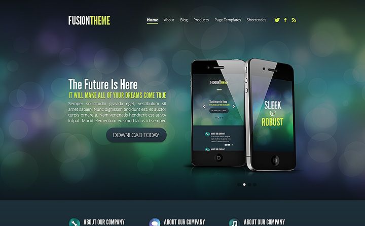 Sito web con Responsive Design per telefonini e tablet