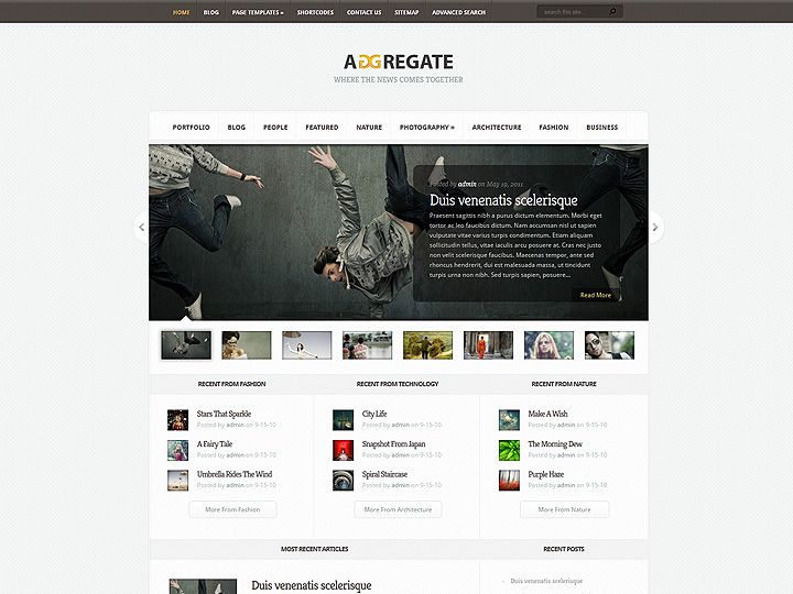 Slideshow animato con anteprima immagini