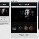 Esempio di sito web con responsive design