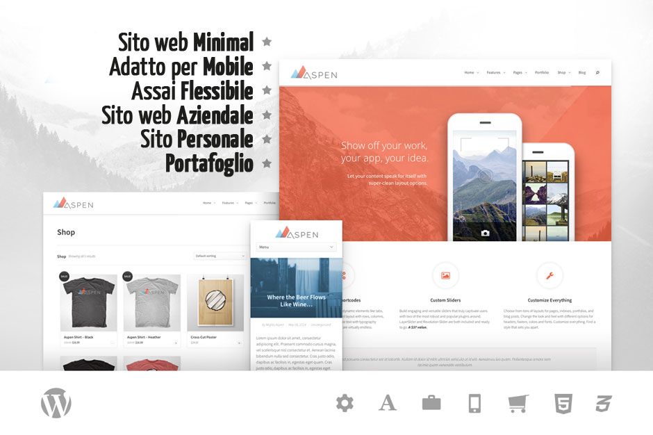 Realizzazione sito web elegante e multiuso