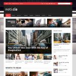 Notica, tema Magazine WordPress con Responsive design