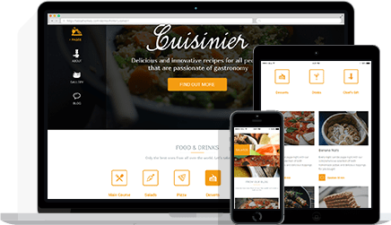 Sito pasticceria con responsive design