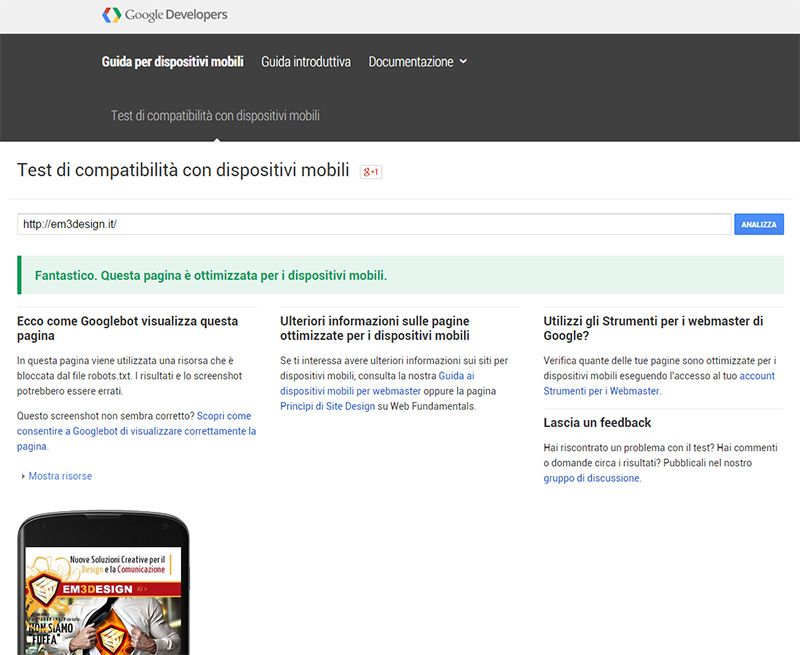 Il tuo sito è pronto per i device mobili?