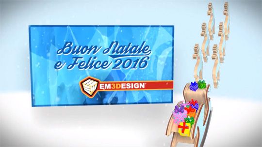 Auguri Natale video animazione 3D