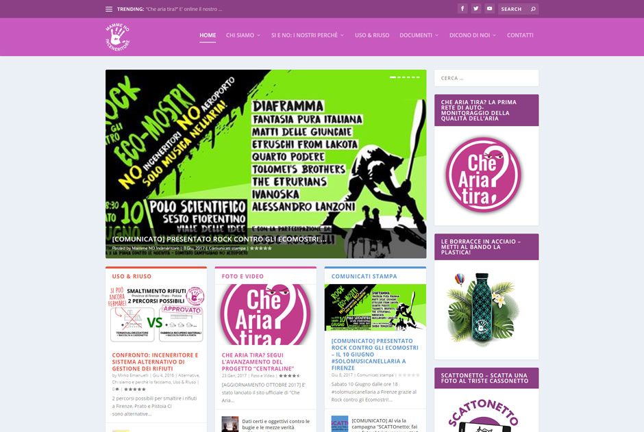 Portale informativo per contrastare l'inquinamento e stimolare il riuso e il riciclo