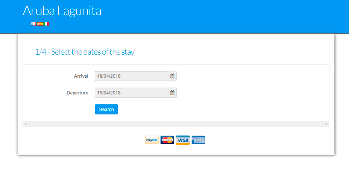 Booking Manager on line integrato nel sito web