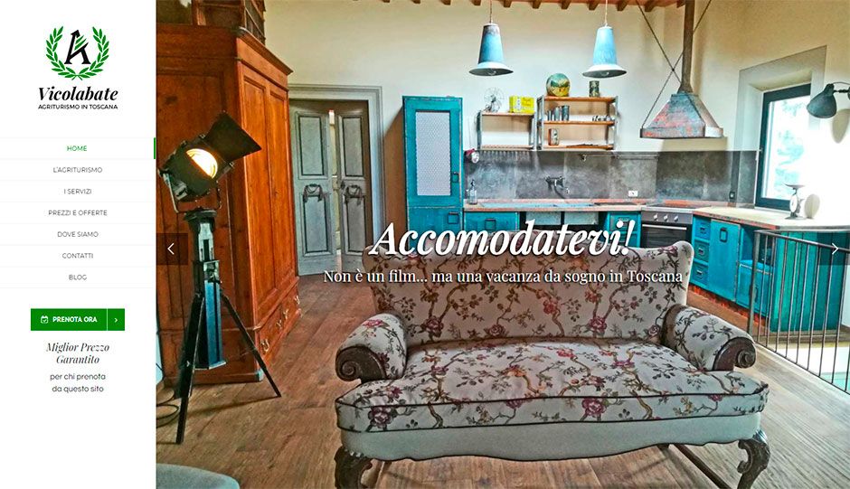 sito agriturismo lusso toscana