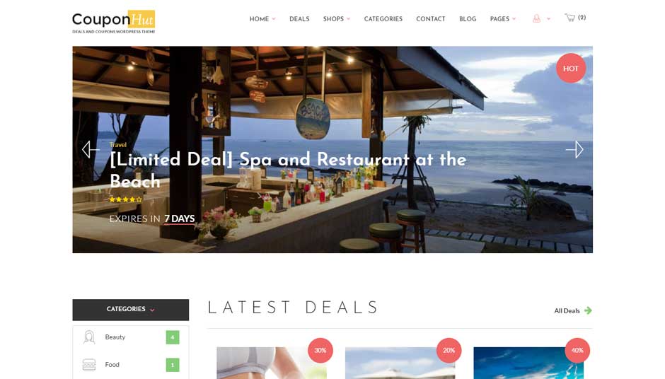 Sito per offerte, sconti e coupon