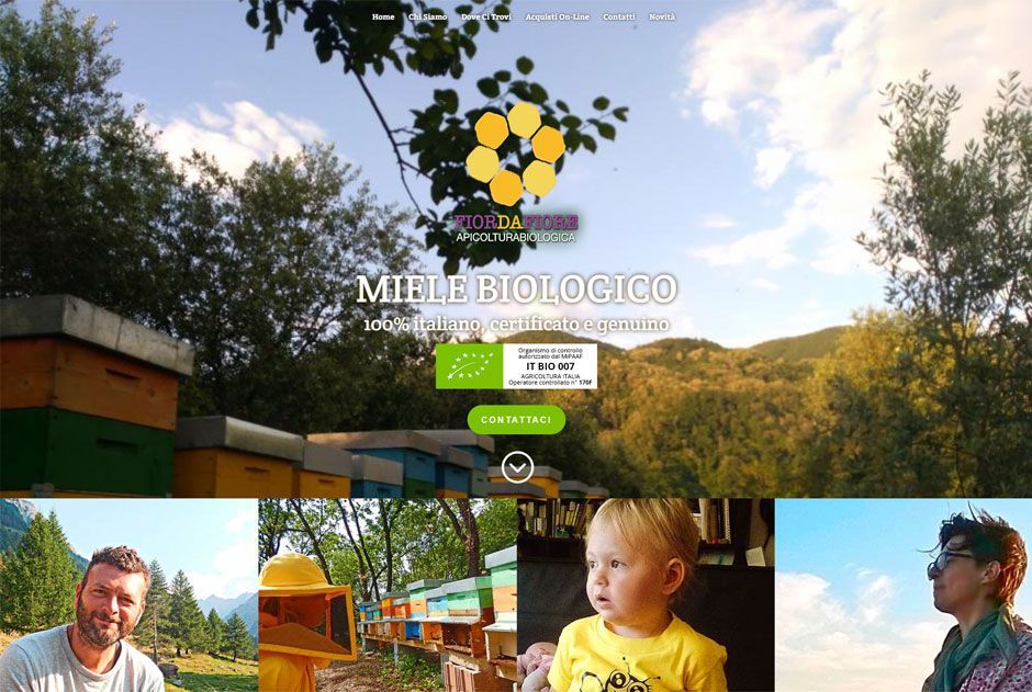 Promuovere il miele biologico in Italia con un sito web